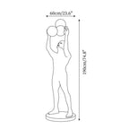 Anissa Statue Glass Floor Lamp — product view 5