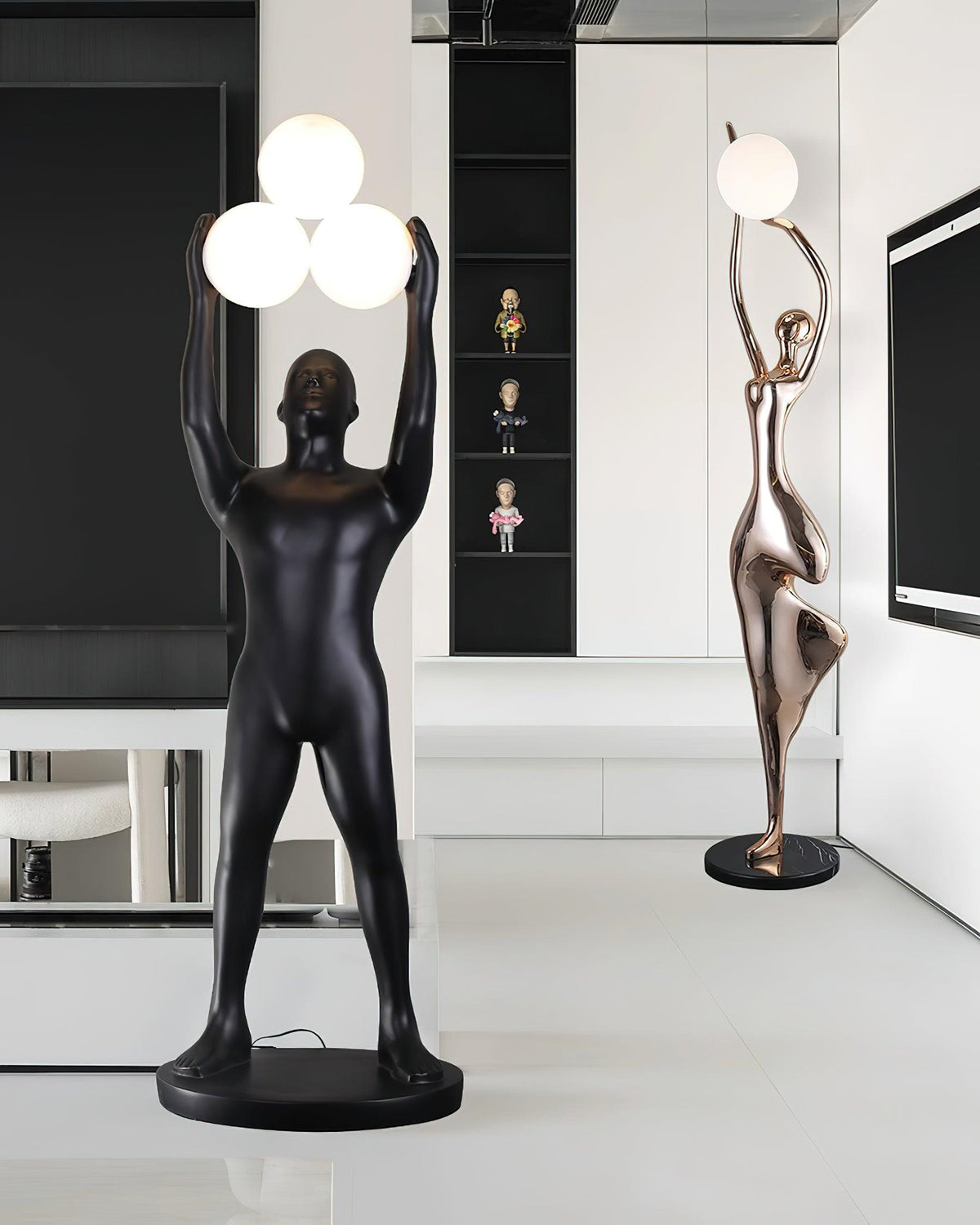 Anissa Statue Glass Floor Lamp — product view 6