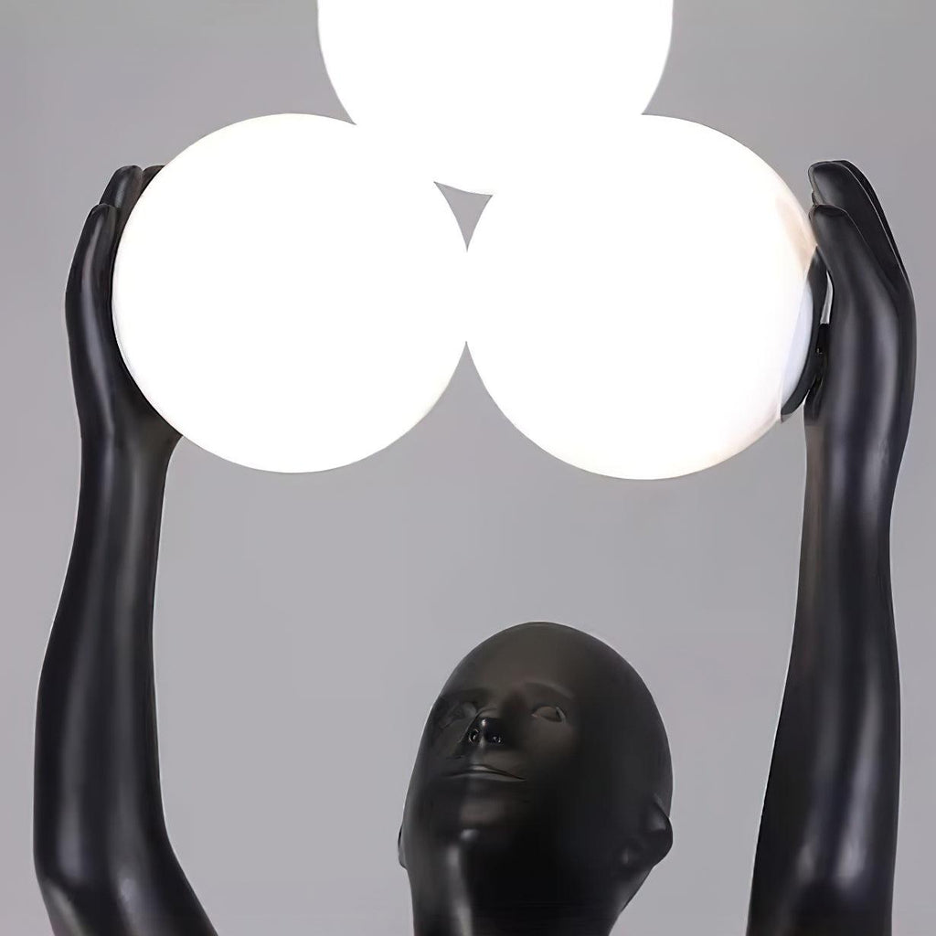 Anissa Statue Glass Floor Lamp — product view 12