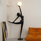 Ballerina Statue Glass Floor Lamp — product view 5