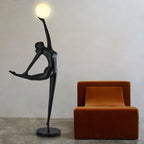 Ballerina Statue Glass Floor Lamp — product view 14