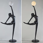 Ballerina Statue Glass Floor Lamp — product view 15