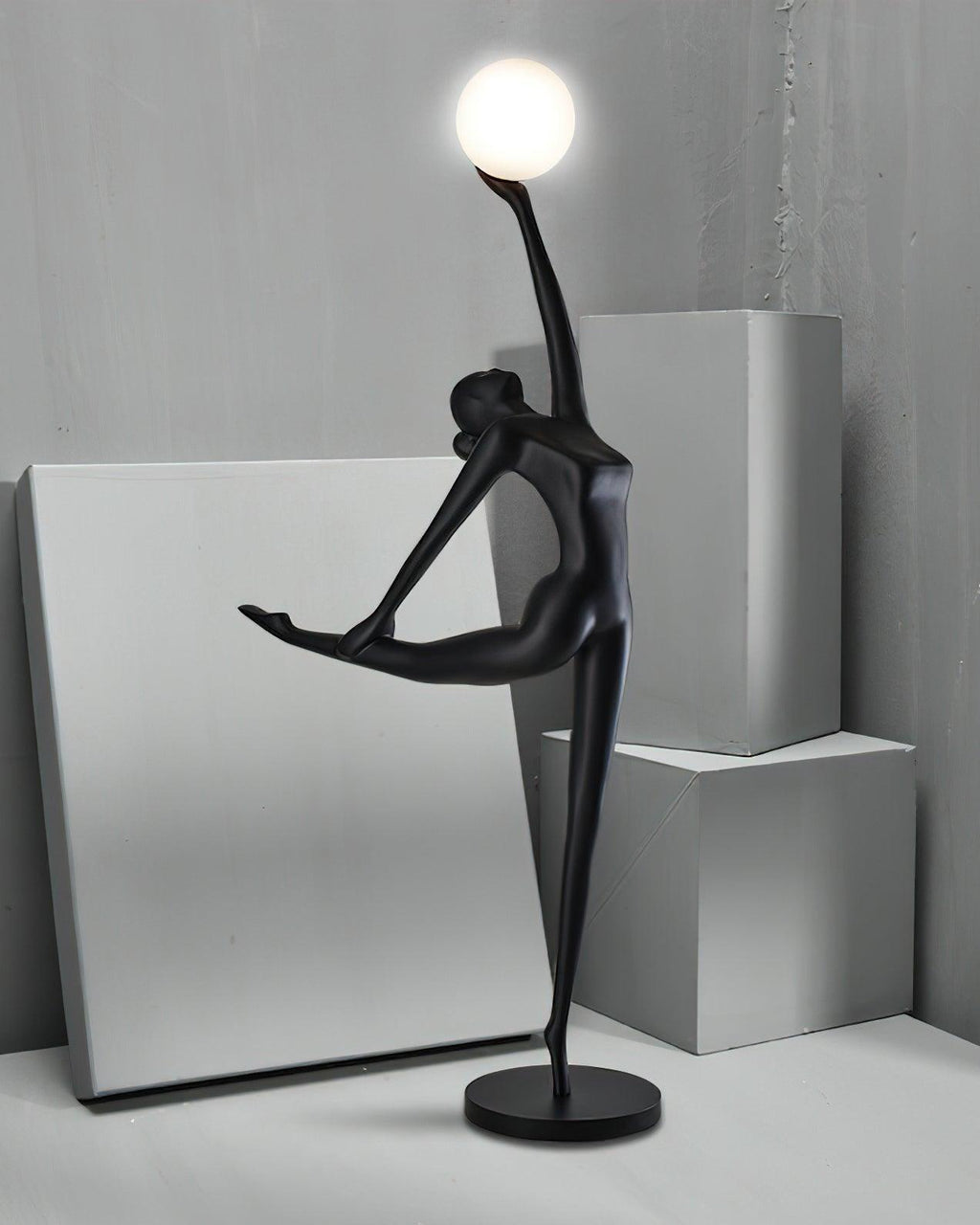 Ballerina Statue Glass Floor Lamp — product view 18