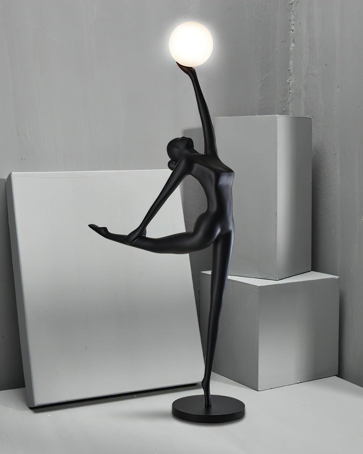 Ballerina Statue Glass Floor Lamp — product view 18