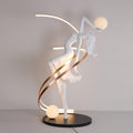 Misha Goddess Statue Glass Floor Lamp — product view 13