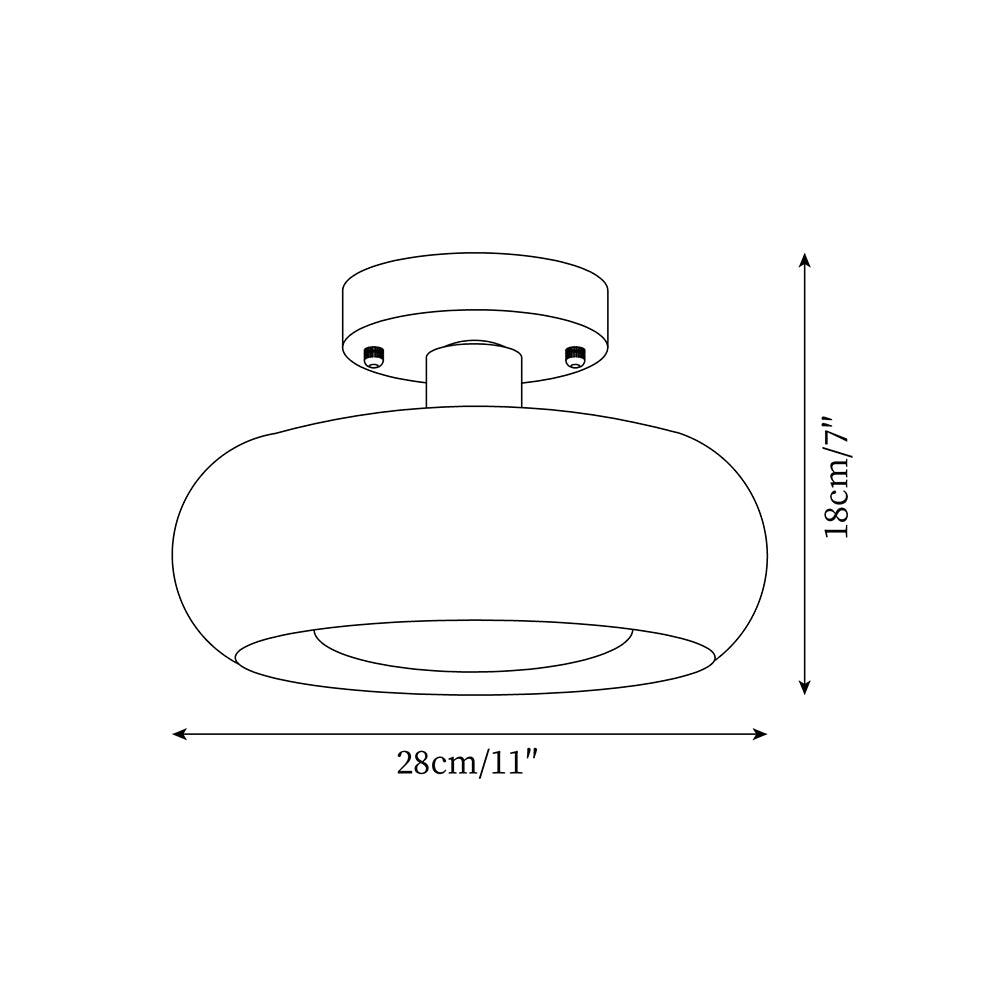 Sanna Glass Ceiling Light — product view 5