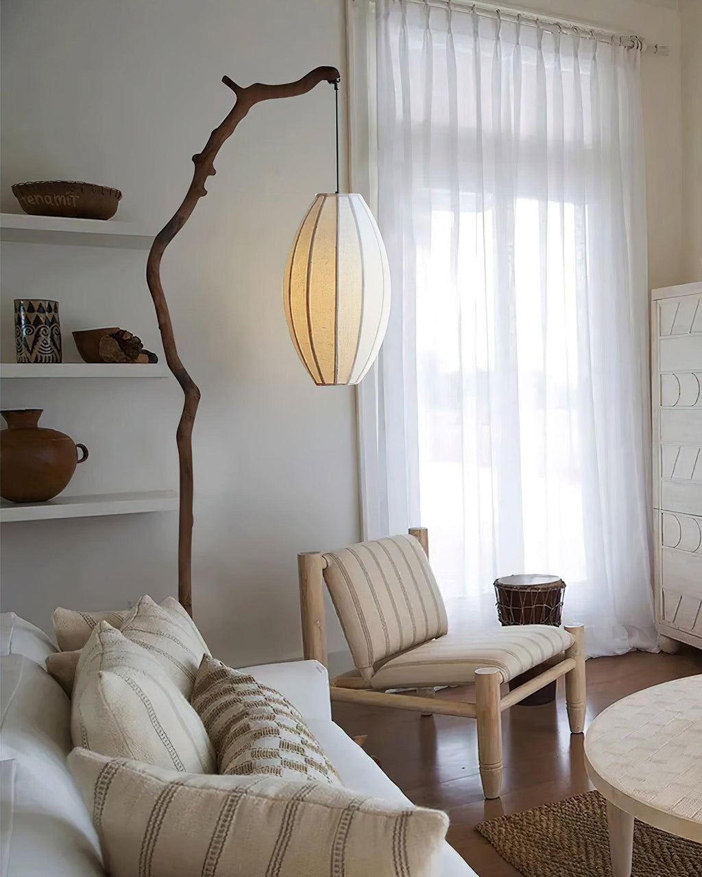 Heiko Tree Glass Floor Lamp — product view 3