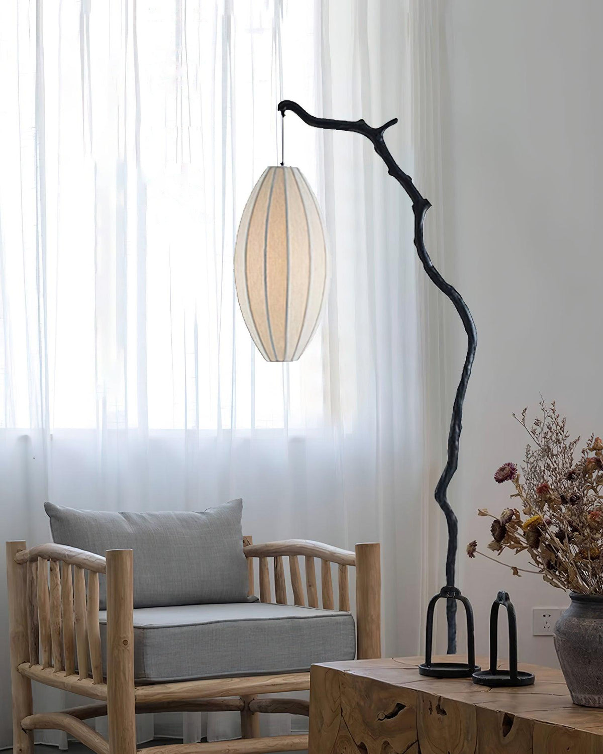 Heiko Tree Glass Floor Lamp — product view 4