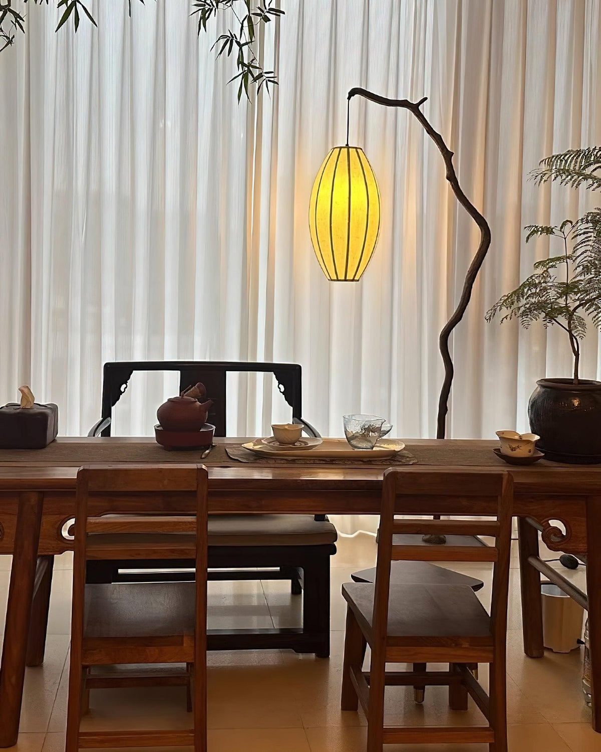 Heiko Tree Glass Floor Lamp — product view 7