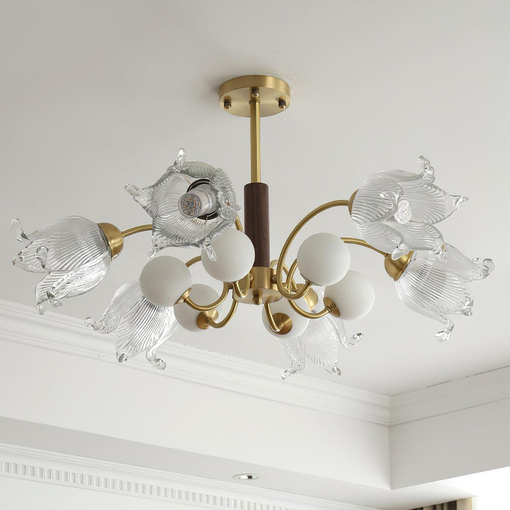 Talia Glass Chandelier — product view 3