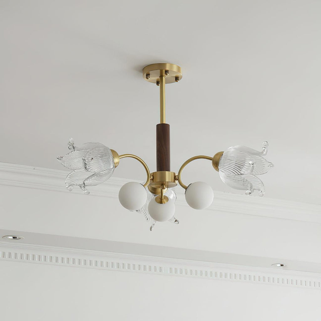 Talia Glass Chandelier — product view 4