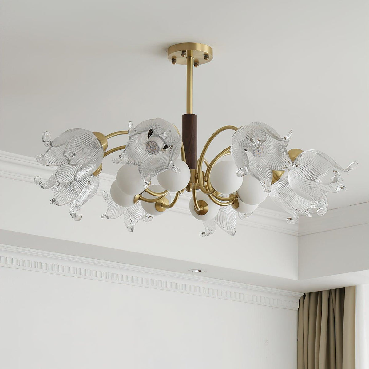 Talia Glass Chandelier — product view 9