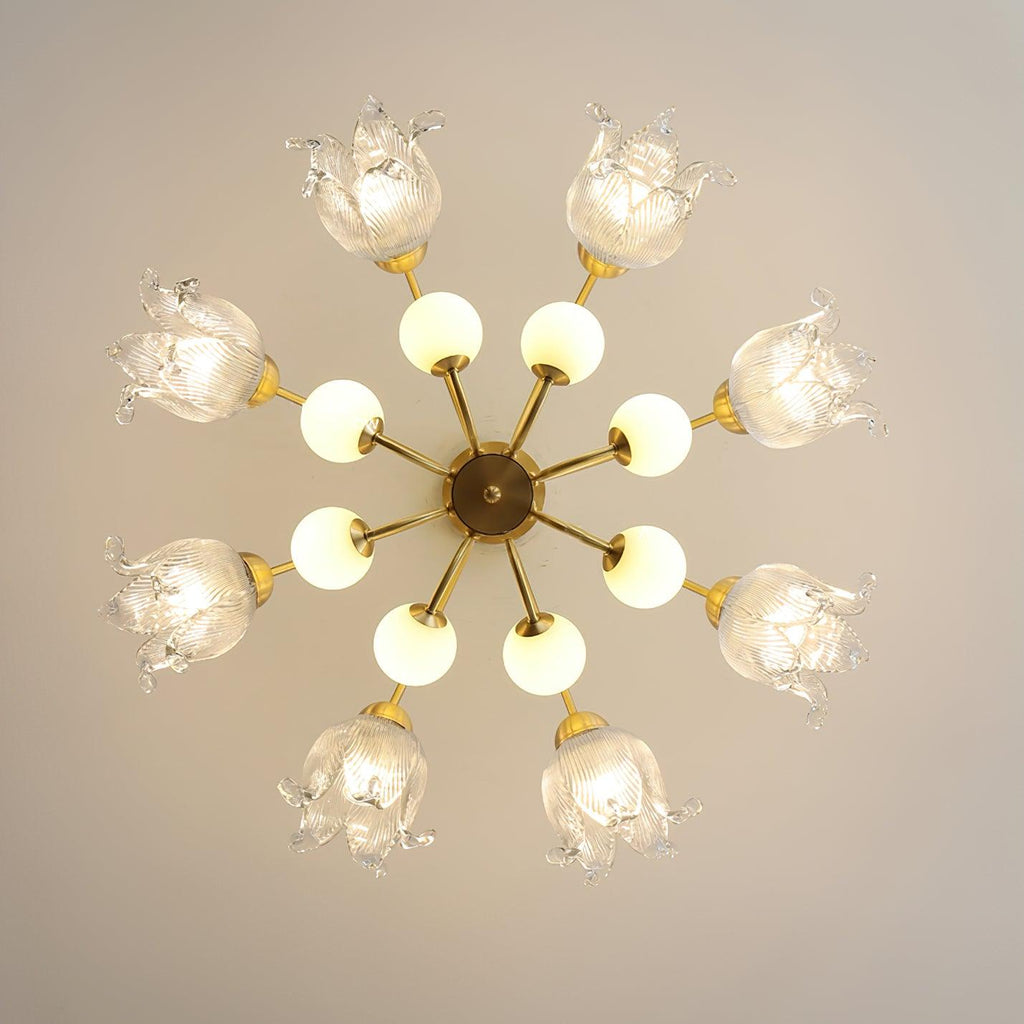 Talia Glass Chandelier — product view 10