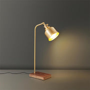 Brass & Walnut Color
