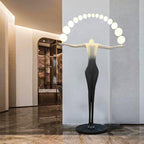 Liberty Sculpture Glass Floor Lamp — product view 2