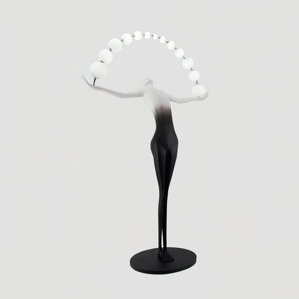 Liberty Sculpture Glass Floor Lamp — product view 4