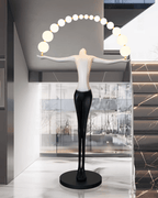 Liberty Sculpture Glass Floor Lamp — product view 9