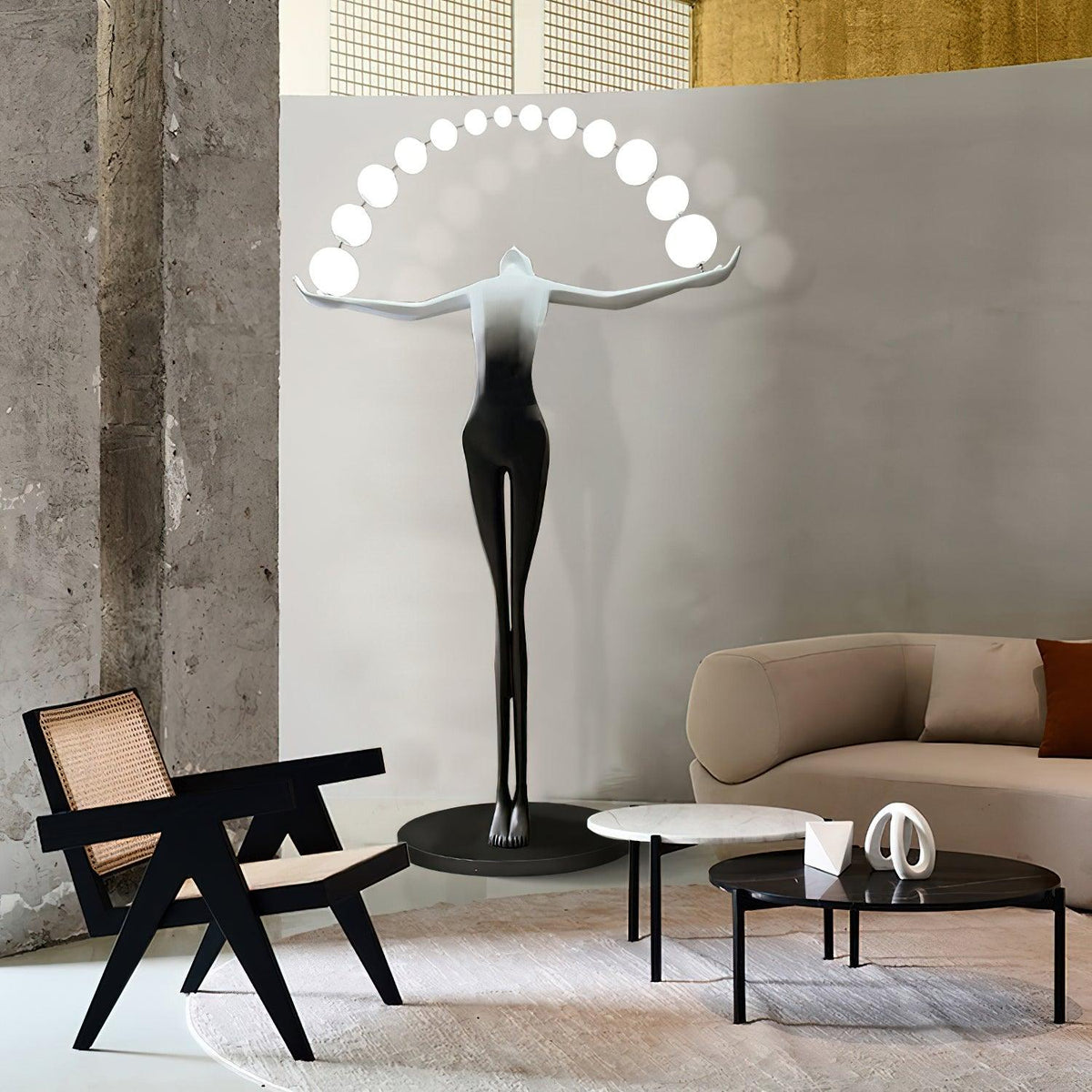 Liberty Sculpture Glass Floor Lamp — product view 10