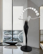 Liberty Sculpture Glass Floor Lamp — product view 13