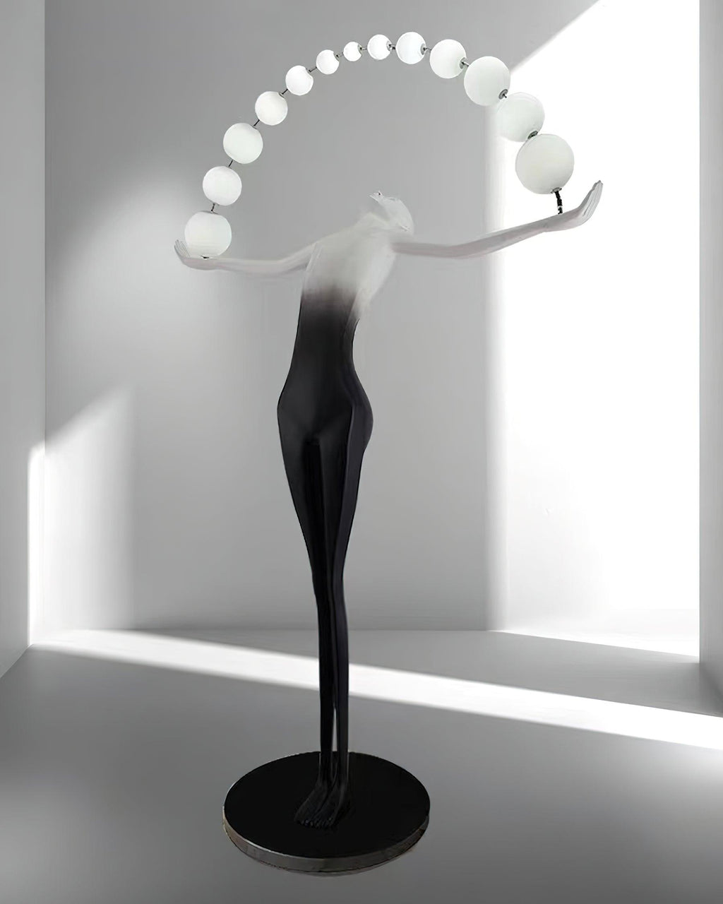 Liberty Sculpture Glass Floor Lamp — product view 15