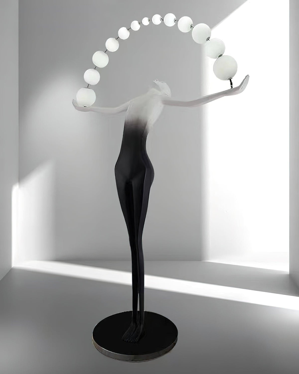 Liberty Sculpture Glass Floor Lamp — product view 15