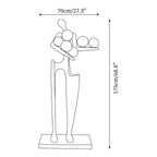 Greeter Sculpture Glass Floor Lamp — product view 5