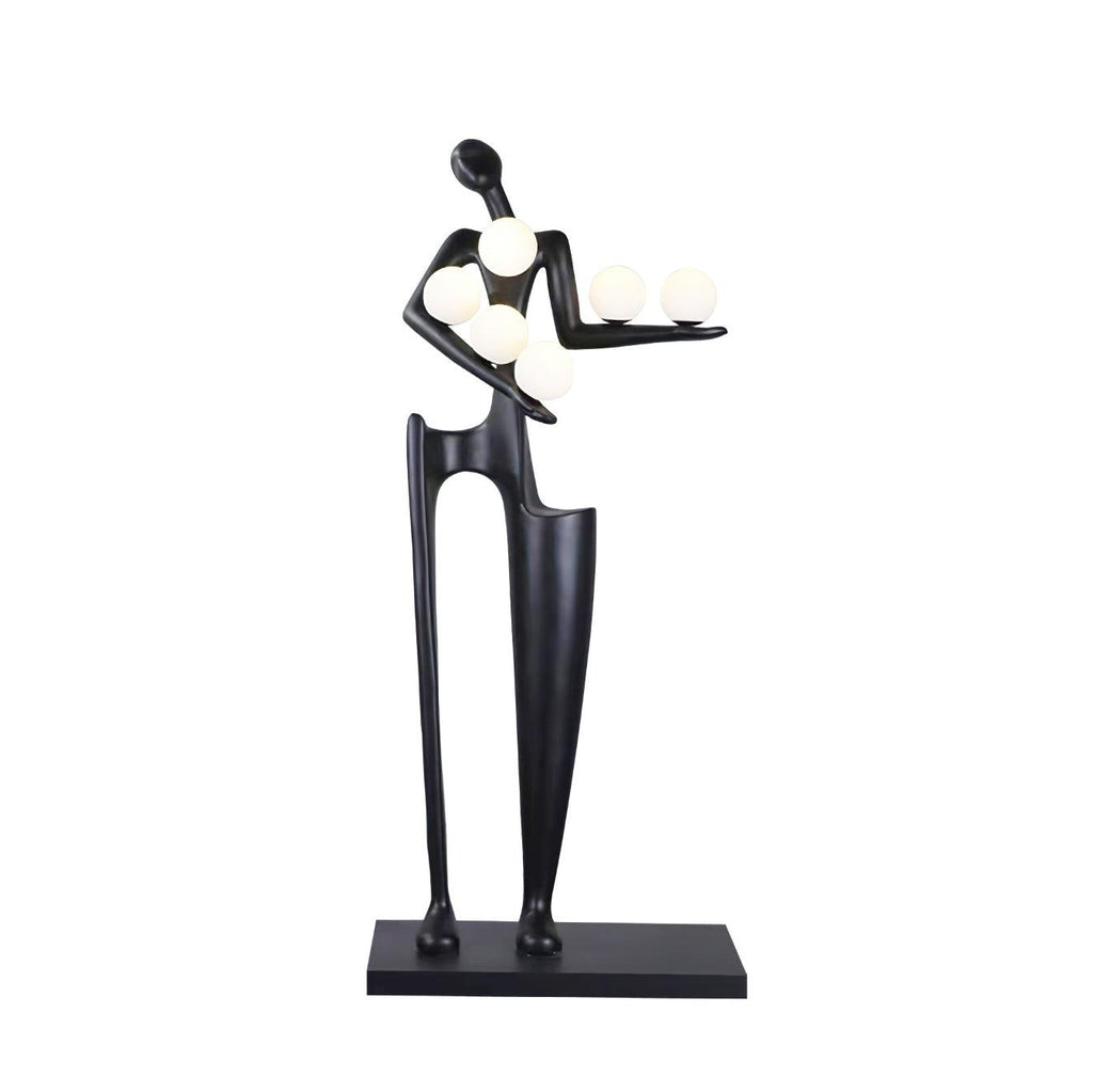Greeter Sculpture Glass Floor Lamp — product view 6