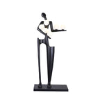 Greeter Sculpture Glass Floor Lamp — product view 6