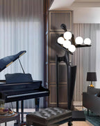 Greeter Sculpture Glass Floor Lamp — product view 10