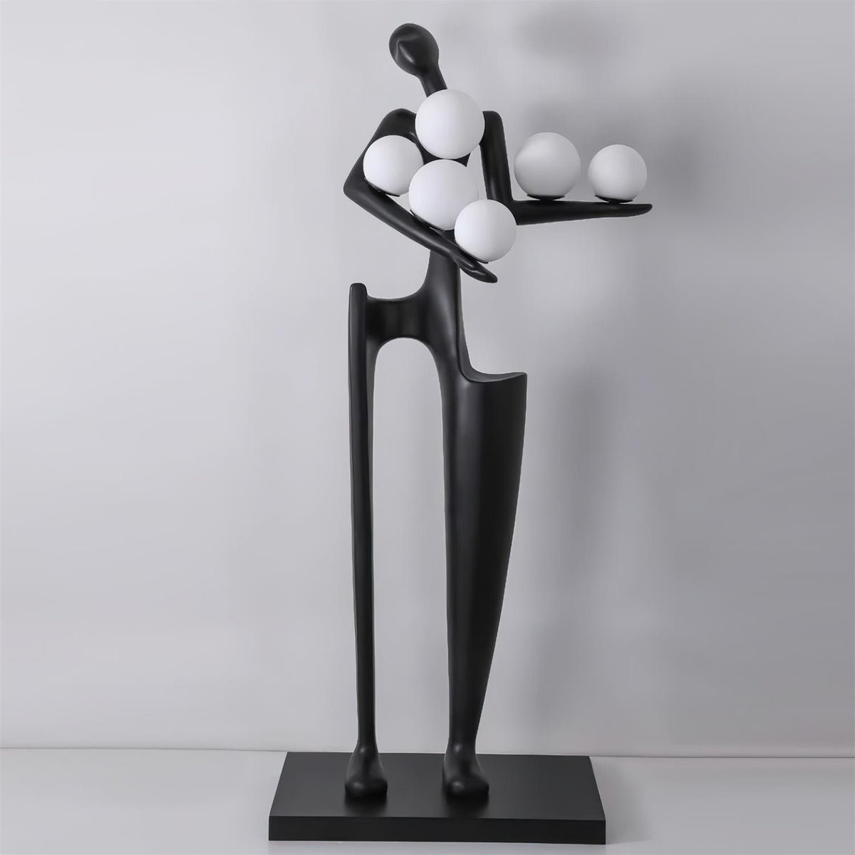 Greeter Sculpture Glass Floor Lamp — product view 19