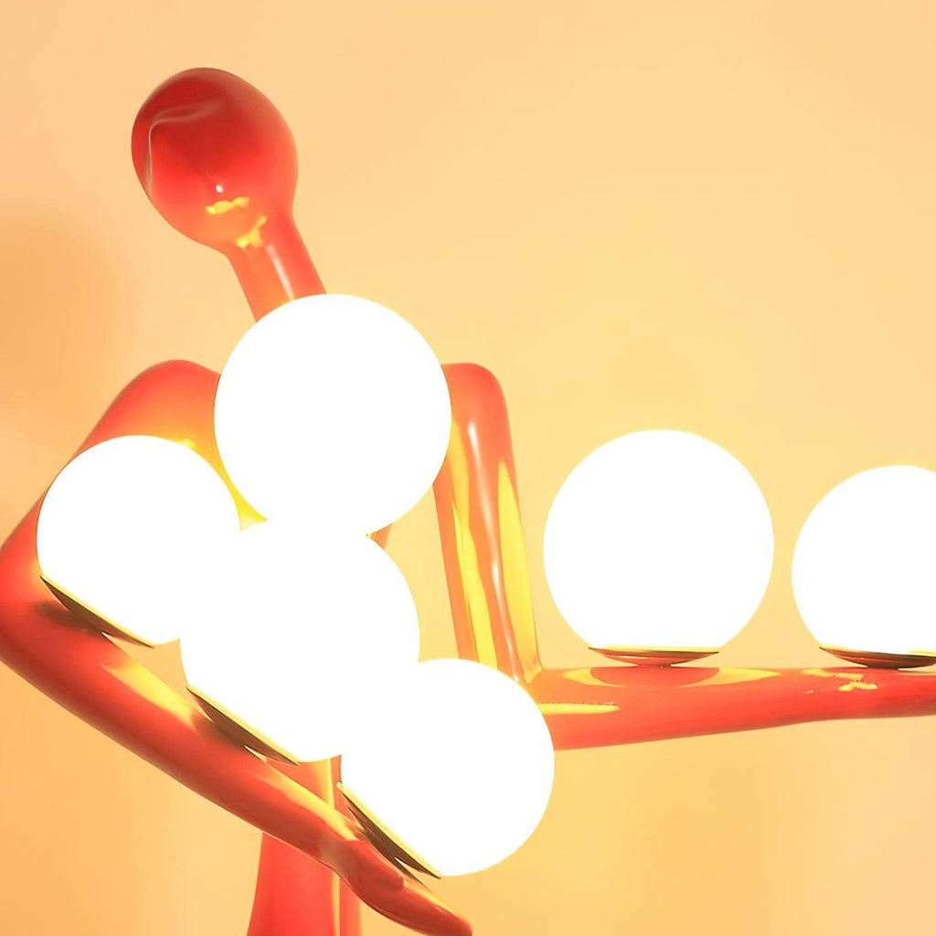Greeter Sculpture Glass Floor Lamp — product view 24
