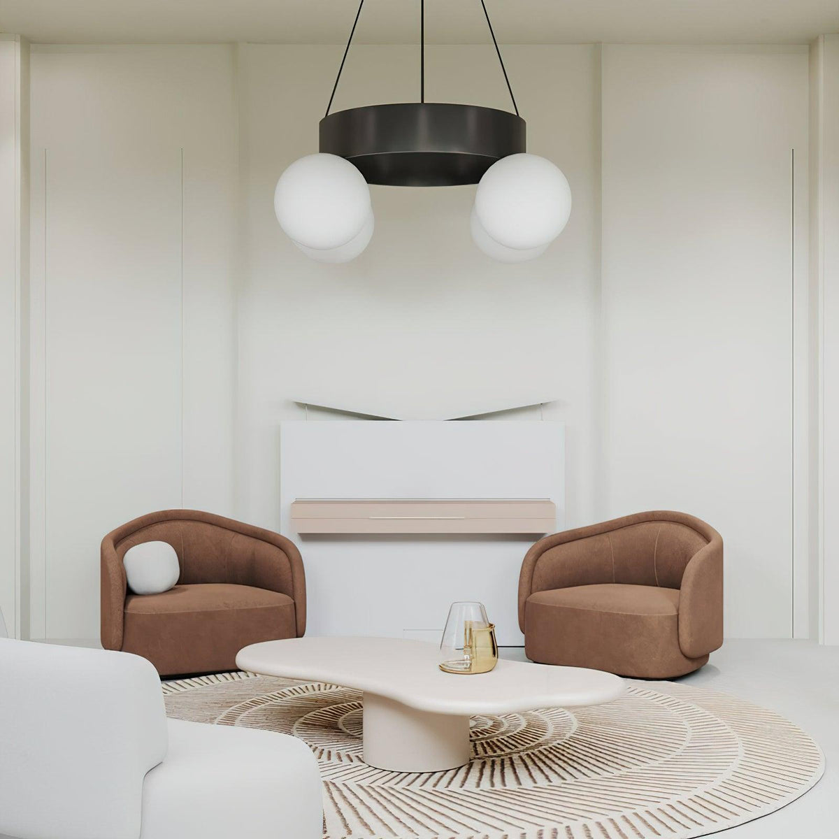 Asterios Glass Chandelier — product view 2