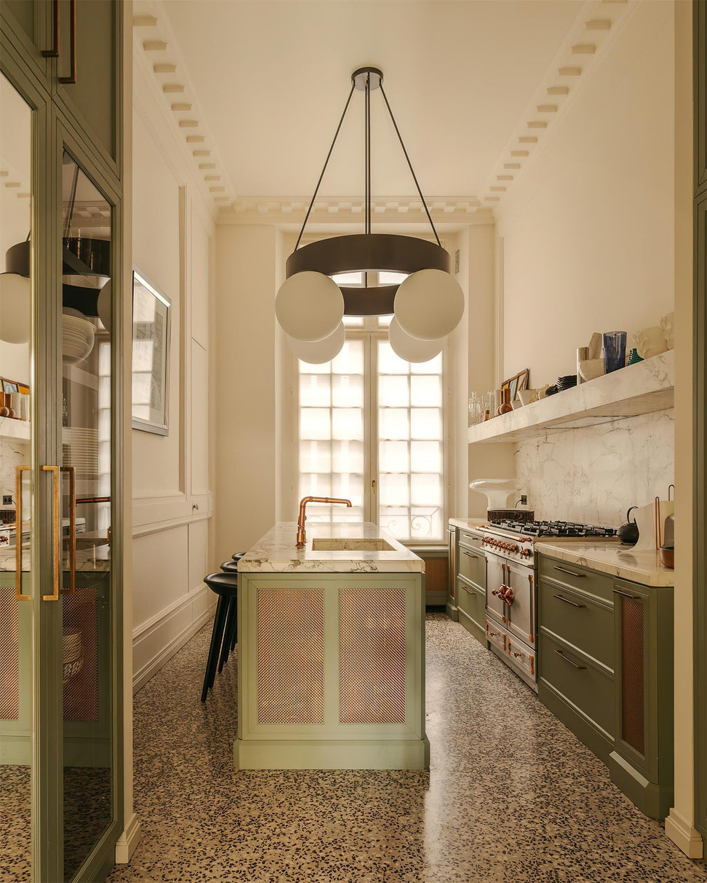 Asterios Glass Chandelier — product view 3