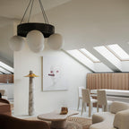 Asterios Glass Chandelier — product view 4