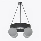 Asterios Glass Chandelier — product view 6