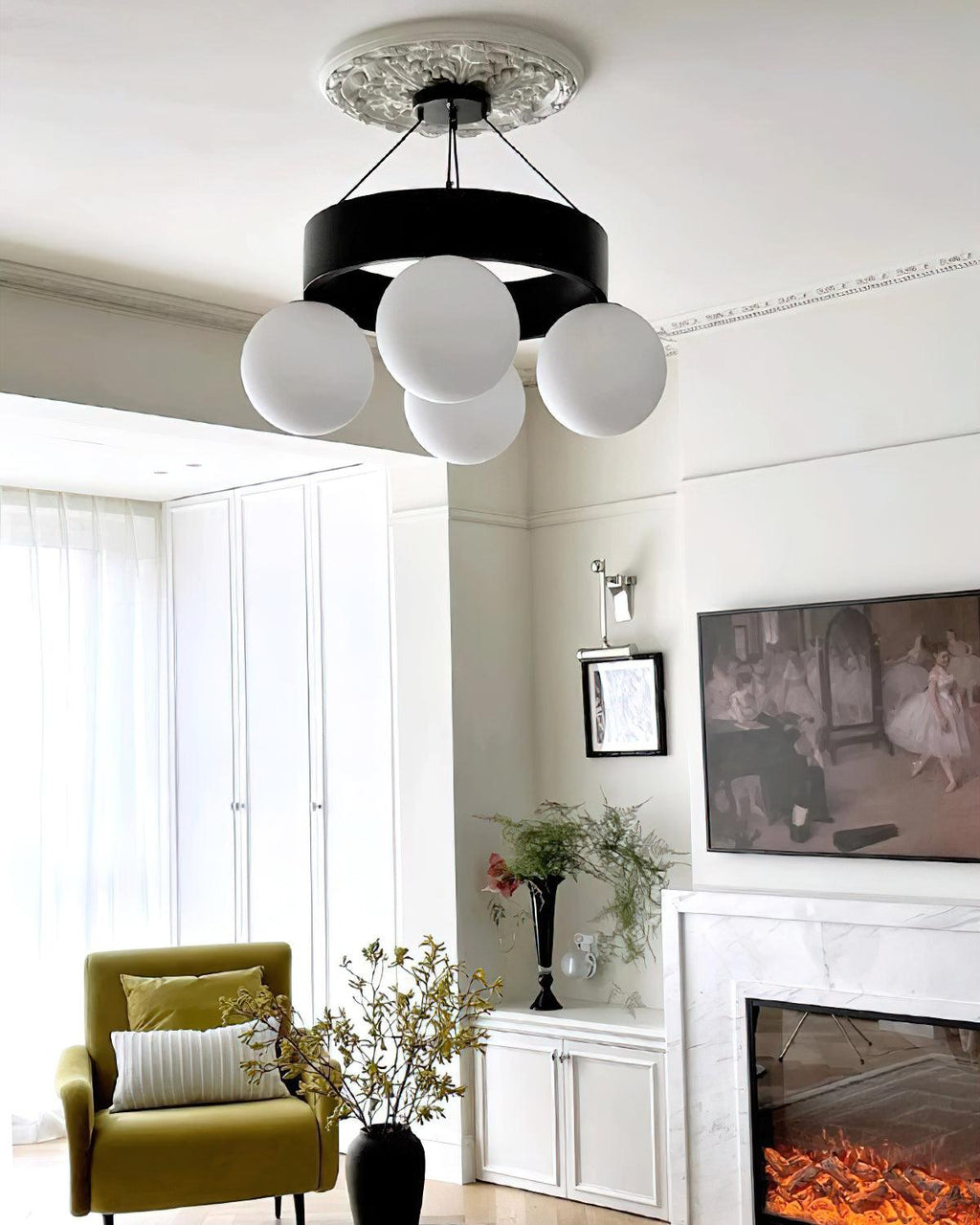Asterios Glass Chandelier — product view 10