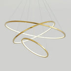 Gold Rings Acrylic Chandelier — product view 15