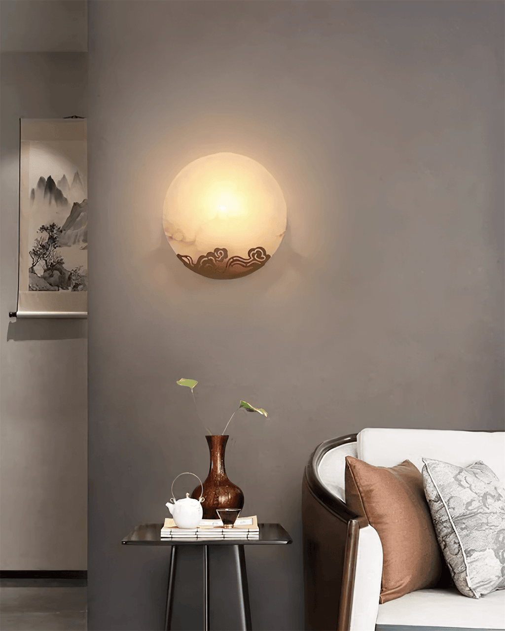 Ando Alabaster Wall Lamp — product view 4