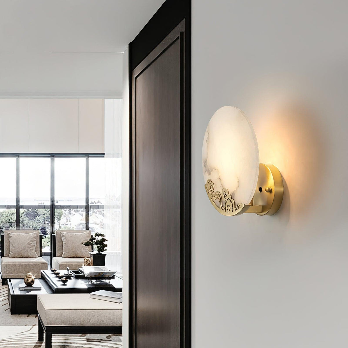 Ando Alabaster Wall Lamp — product view 7