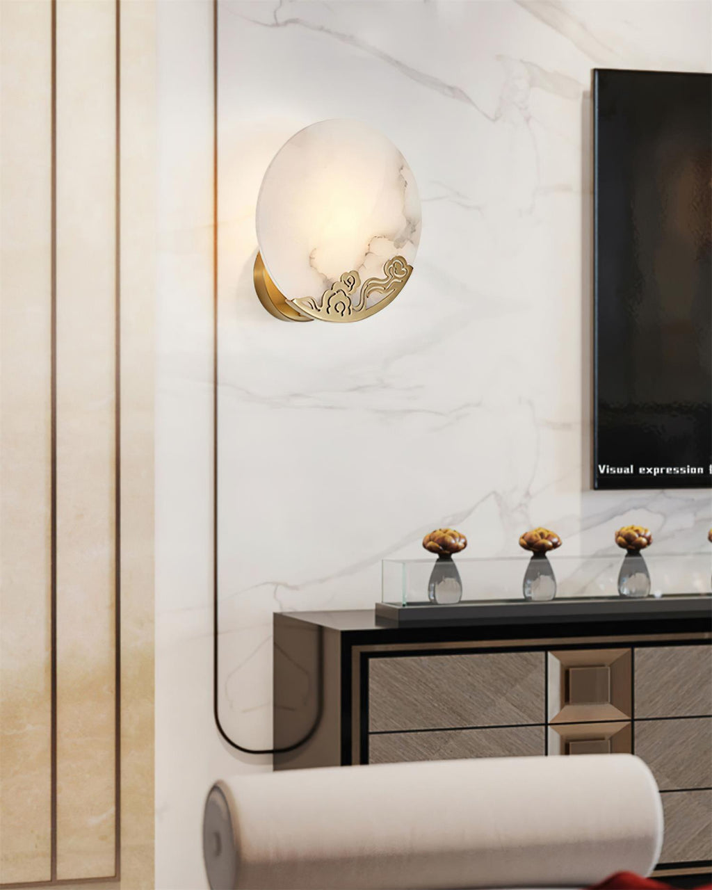 Ando Alabaster Wall Lamp — product view 8