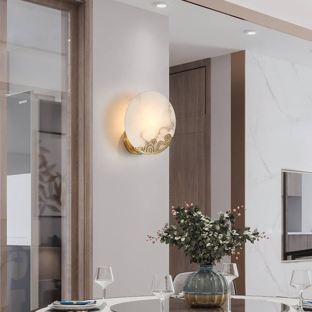 Ando Alabaster Wall Lamp — product view 10