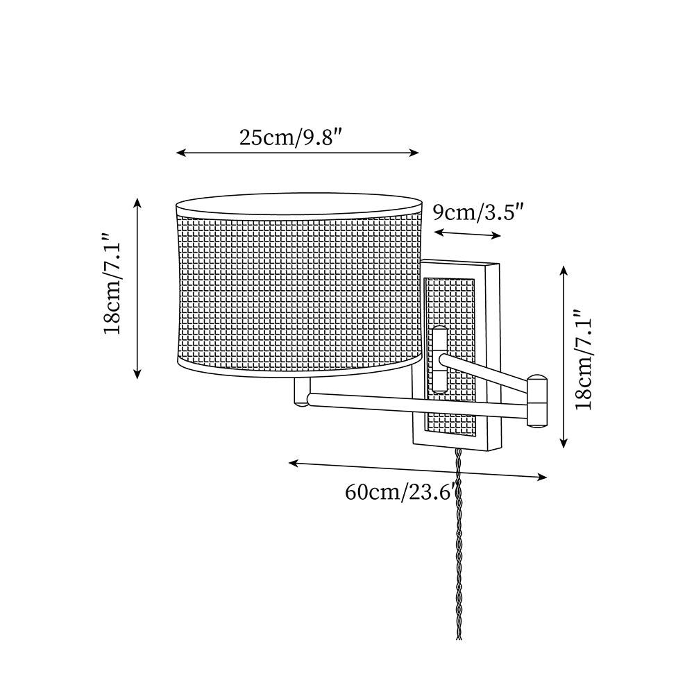 Bramley Swing Arm Wall Lamp — product view 5