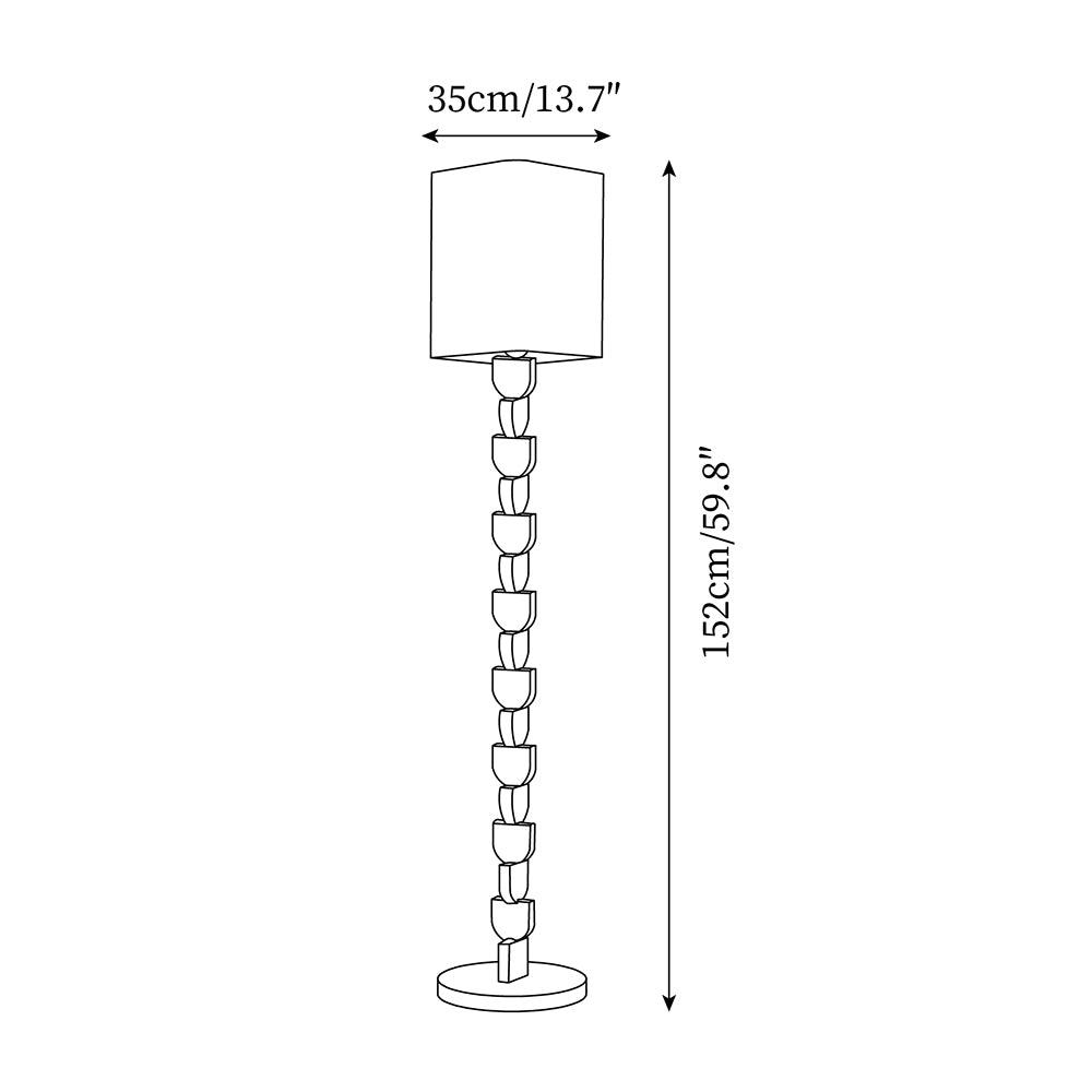 Sacha Wood Floor Lamp — product view 5