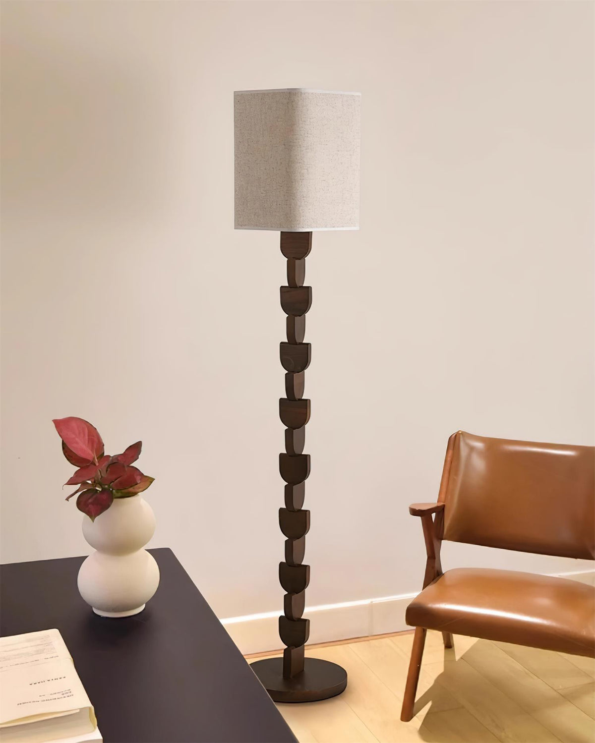 Sacha Wood Floor Lamp — product view 6