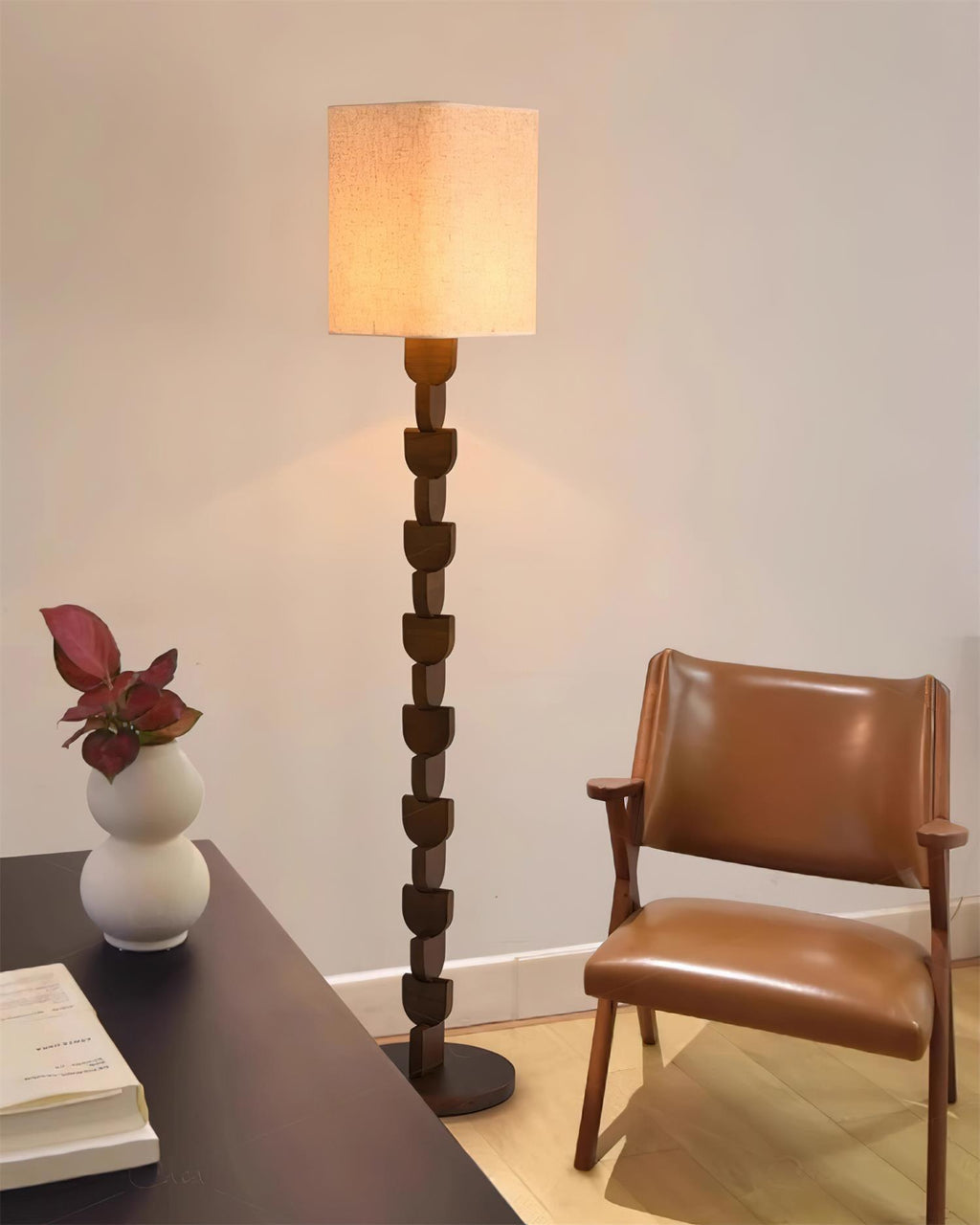 Sacha Wood Floor Lamp — product view 7
