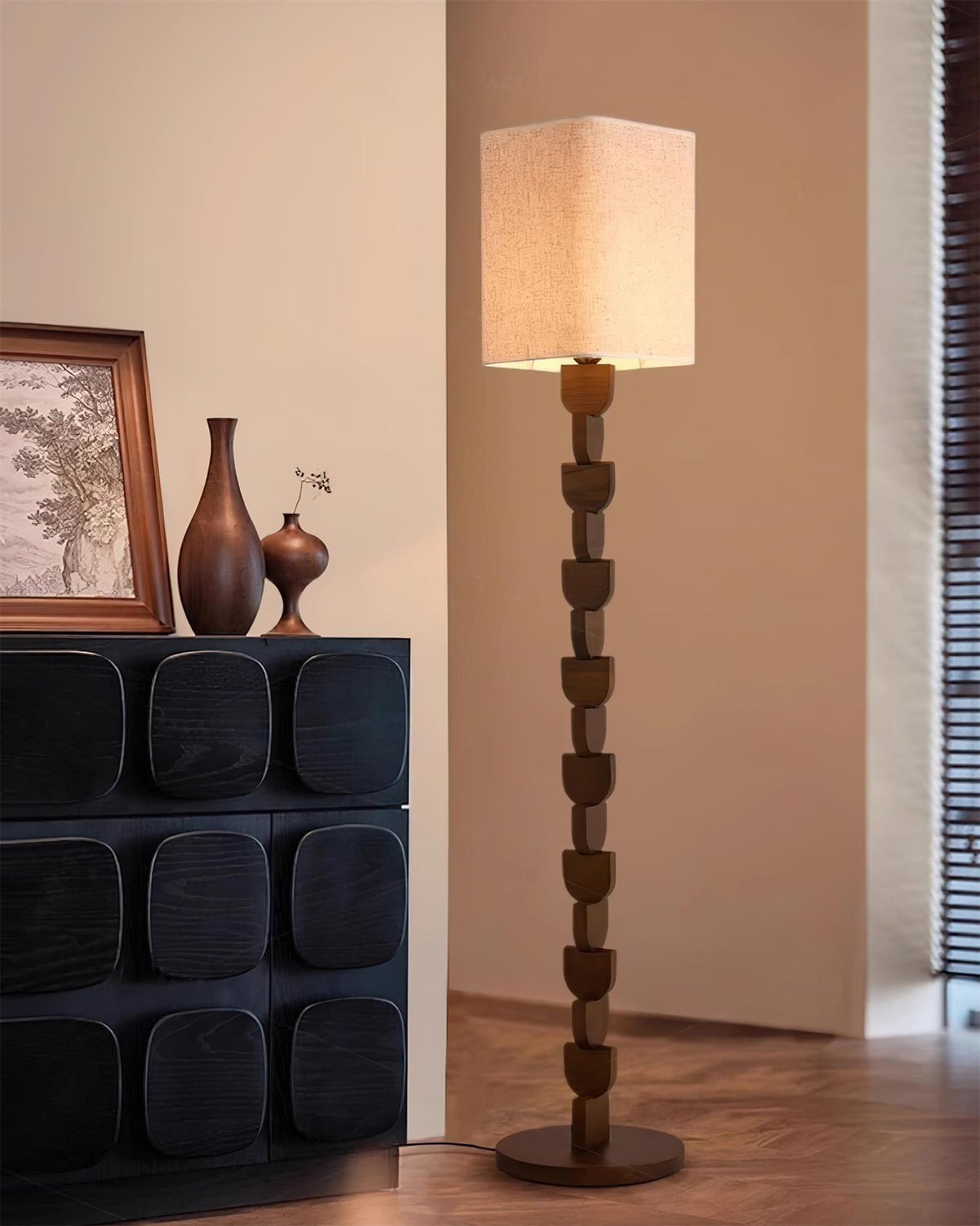 Sacha Wood Floor Lamp — product view 8