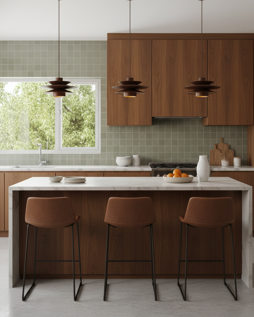 Picasso Wood Pendant Light — product view 7