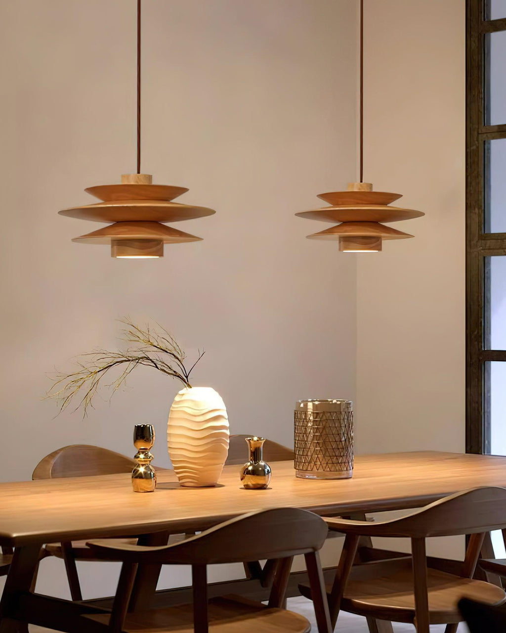 Picasso Wood Pendant Light — product view 16