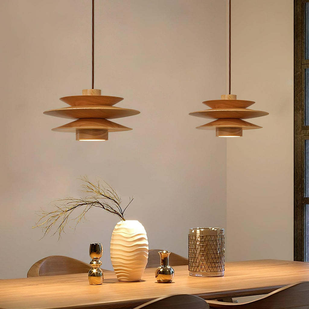 Picasso Wood Pendant Light — product view 22