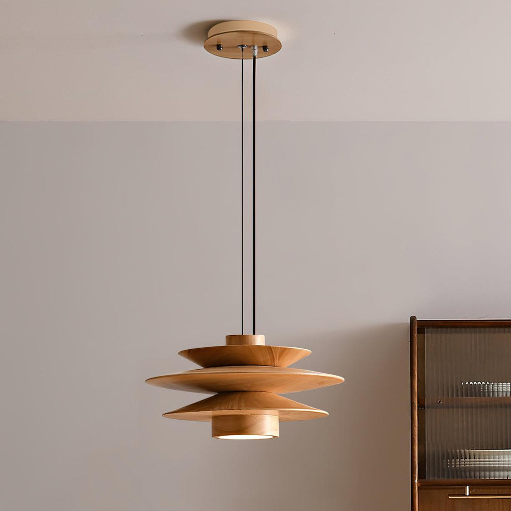 Picasso Wood Pendant Light — product view 28